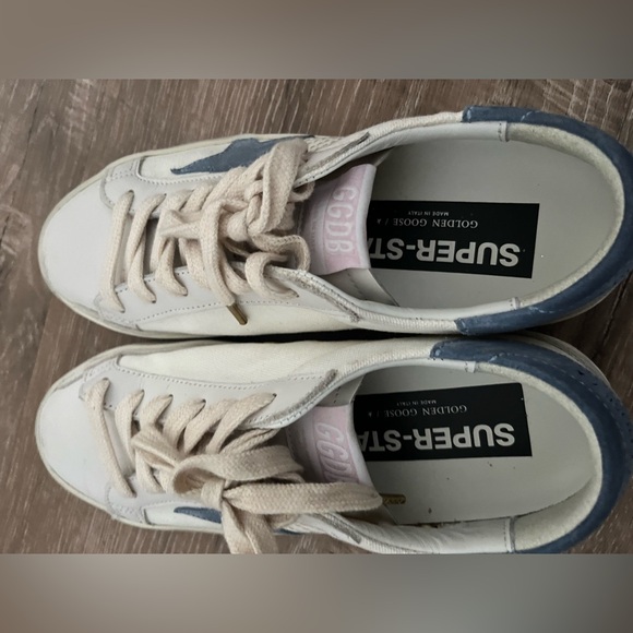Golden Goose super star canvas leather low sneakers size 7 - Picture 2 of 6